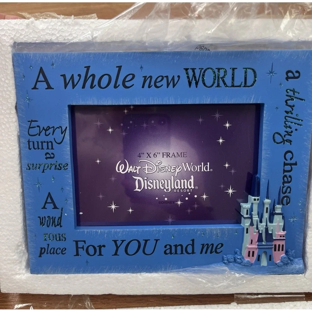 Disney Parks A Whole New World Castle Picture Frame Disney World 4